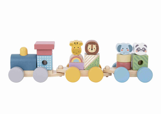 18M+ ► STACKING TRAIN - ANIMALS