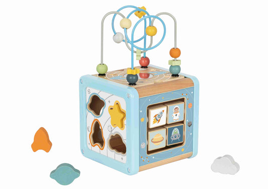18M+ ► 7 IN 1 ACTIVITY CUBE