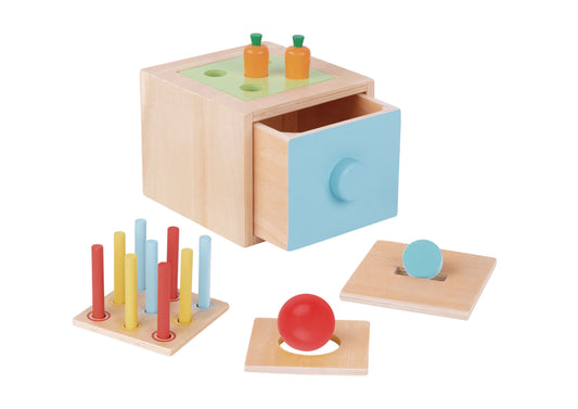 12M+  ► 3IN1 EDUCATIONAL TOY BOX